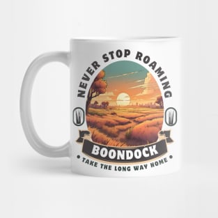 Never Stop Roaming RV Boondocking Camping ~ Prairies Mug